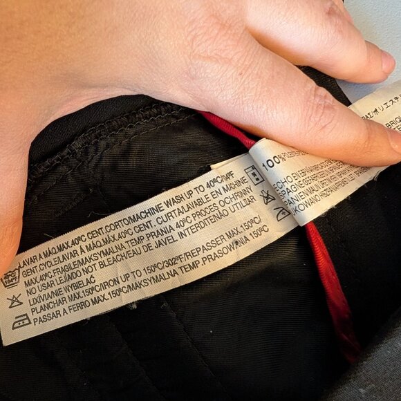 Zara Woman High Waist Wide Leg Trousers Black Size 10 Dress Pants Minimalist - Picture 10 of 11